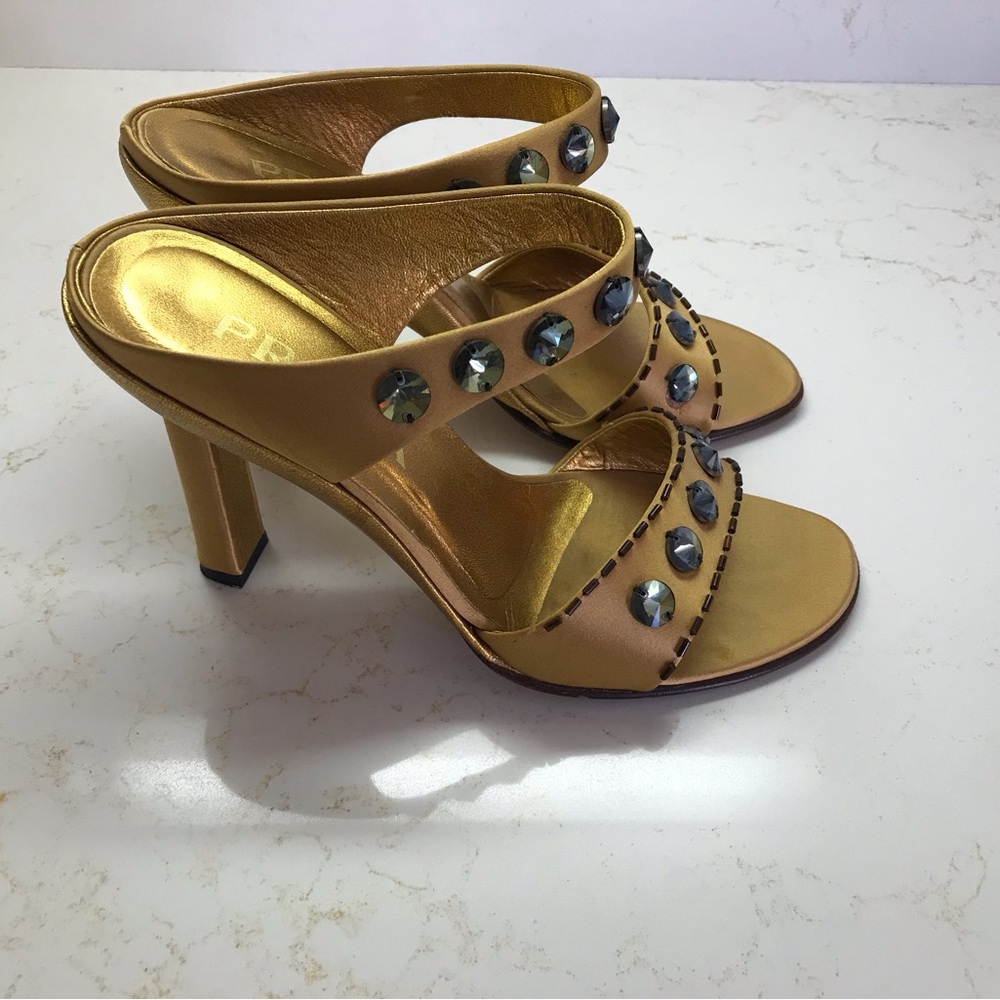 Vintage PRADA Women’s High Heel Sandals - Picture 4 of 8